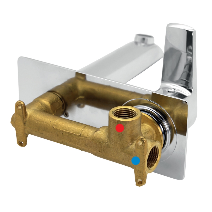 Novaservis - Basin tap for concealed installation METALIA ECO shiny chrome