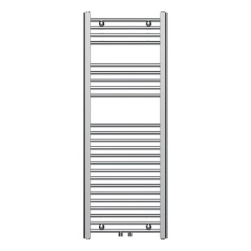 Novaservis - Bathroom Heated Towel Rail 318W/230V, 120 x 45 cm, Polished Chrome, Straight