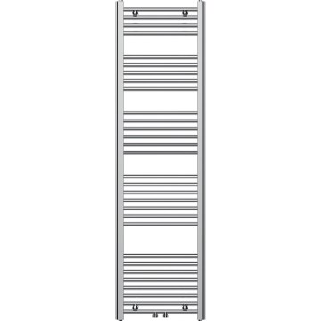 Novaservis - Bathroom ladder-style heated towel rail 423W/230V 160x45 cm, Glossy Chrome, Straight