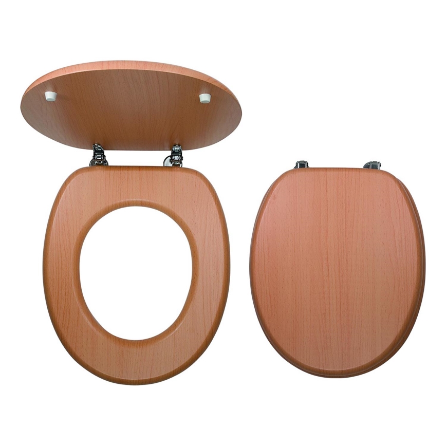 Novaservis - Beech-Effect MDF Toilet Seat