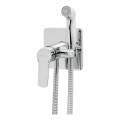 Novaservis-Bidet tap with sprayer for concealed installation METALIA shiny chrome