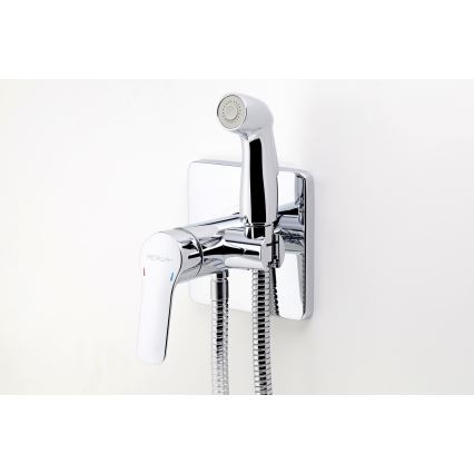 Novaservis-Bidet tap with sprayer for concealed installation METALIA shiny chrome
