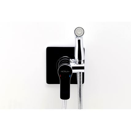 Novaservis-Bidet tap with sprayer for concealed installation METALIA shiny chrome