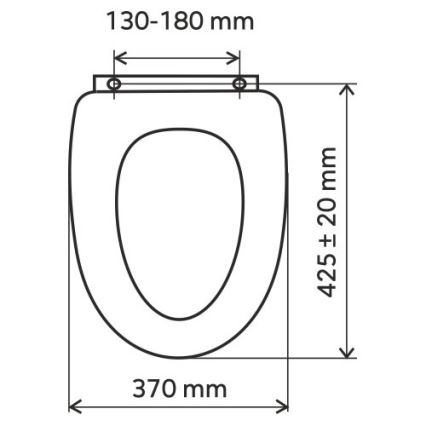 Novaservis - Duroplast Toilet Seat / White