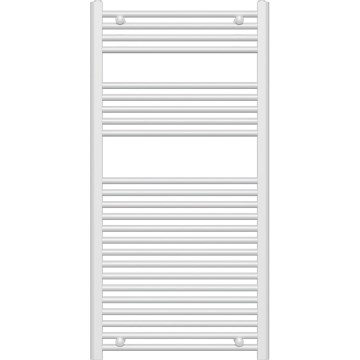 Novaservis - Ladder-Style Bathroom Towel Radiator, 644 W / 230 V, 120 x 60 cm, White, Straight
