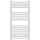 Novaservis - Ladder-style heated towel rail 365W/230V 90x45 cm, white, rounded