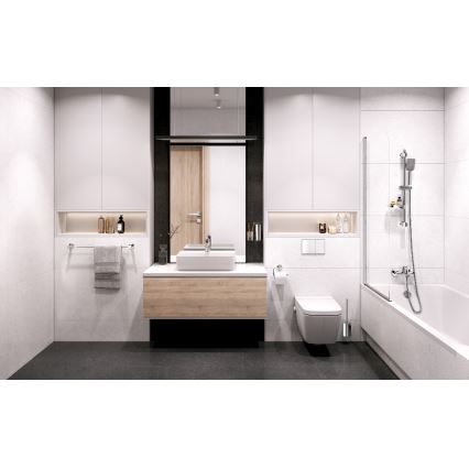 Novaservis - METALIA Bath Set with Mixer Tap, Polished Chrome