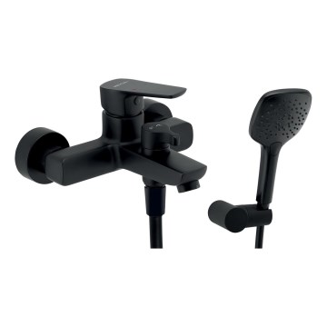 Novaservis - METALIA Bathtub Set with Black Mixer