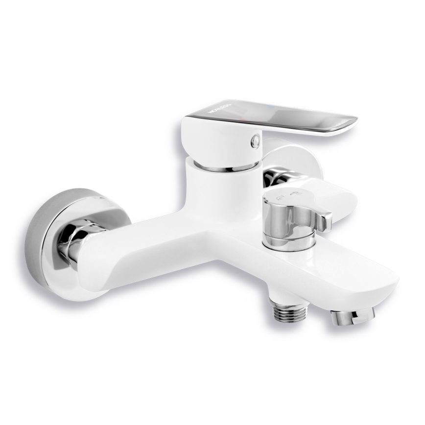 Novaservis - NOBLESS TINA White Bath Mixer