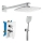 Novaservis - Shower set with concealed tap METALIA ECO shiny chrome