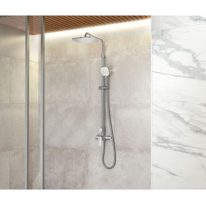 Novaservis - Shower set with tap METALIA ECO shiny chrome