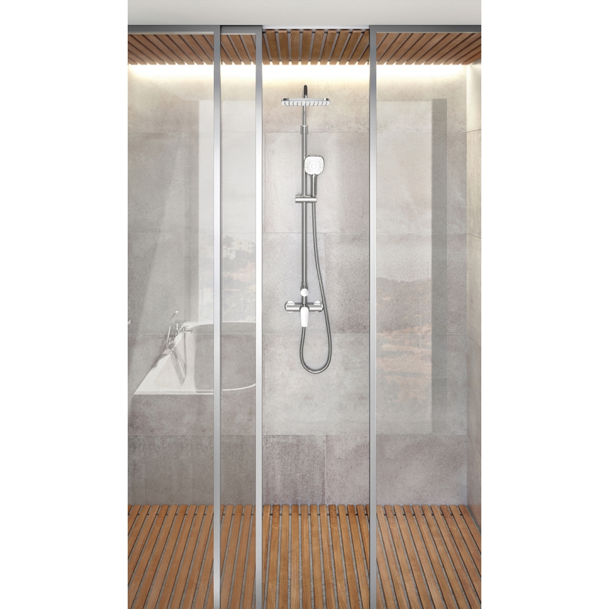 Novaservis - Shower set with tap METALIA ECO shiny chrome