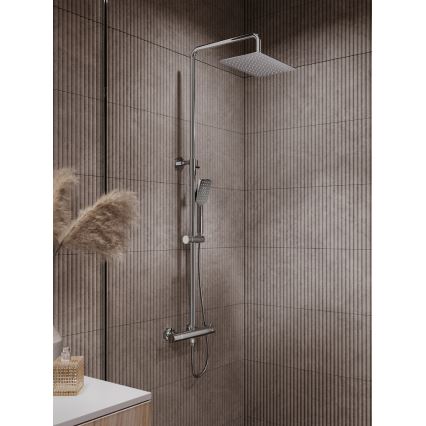 Novaservis - Shower set with thermostatic tap METALIA ECO shiny chrome