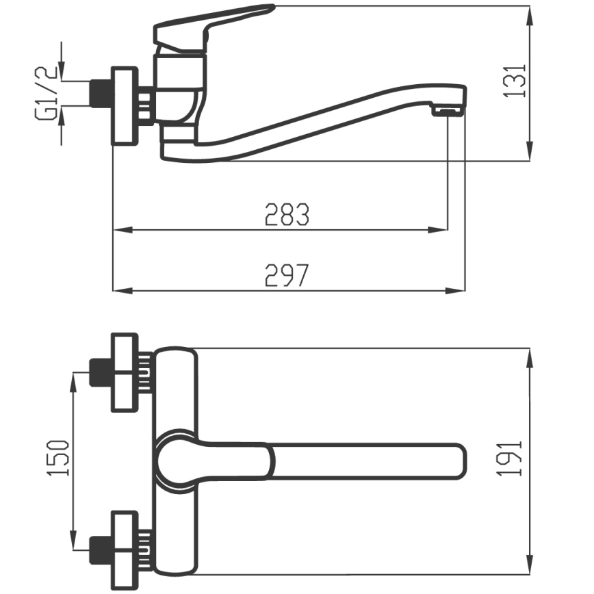 Novaservis - Sink/basin tap METALIA shiny chrome