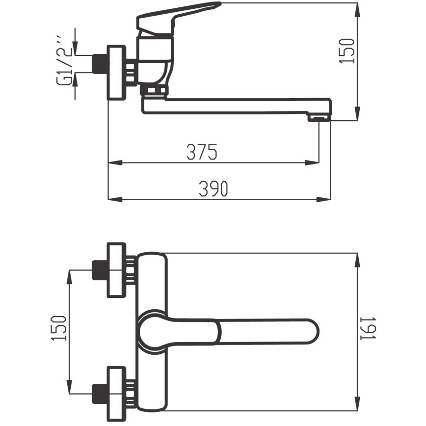 Novaservis - Sink/basin tap METALIA shiny chrome