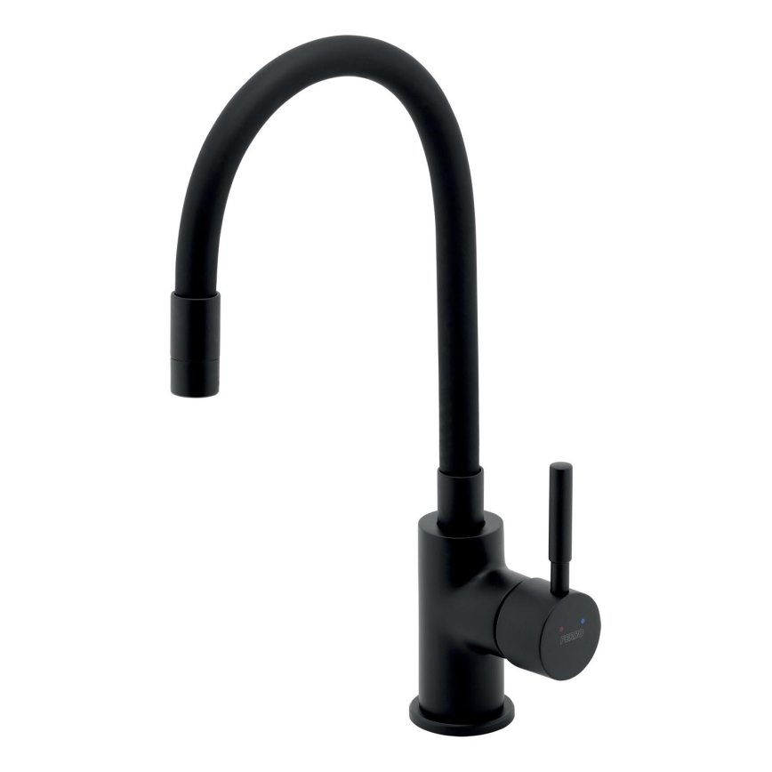 Novaservis - Sink tap with flexible arm matte black