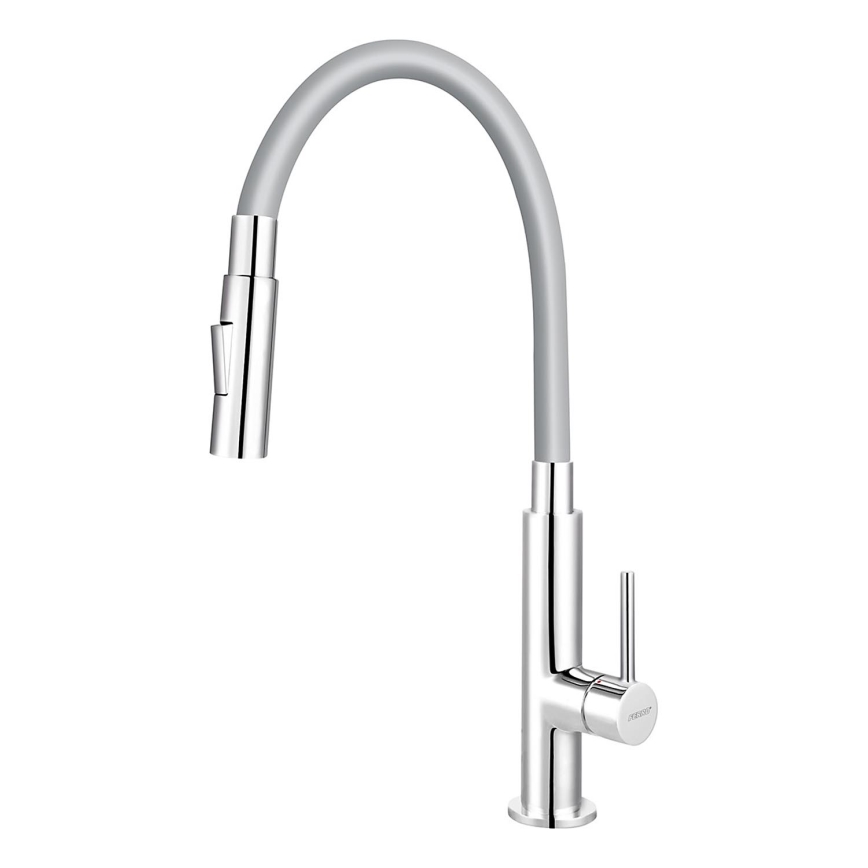 Novaservis - Sink tap with flexible arm shiny chrome/grey