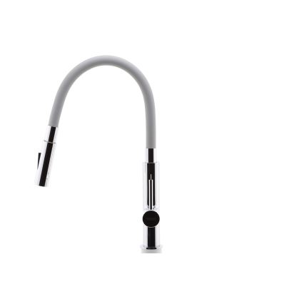 Novaservis - Sink tap with flexible arm shiny chrome/grey