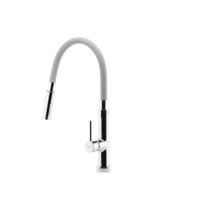 Novaservis - Sink tap with flexible arm shiny chrome/grey