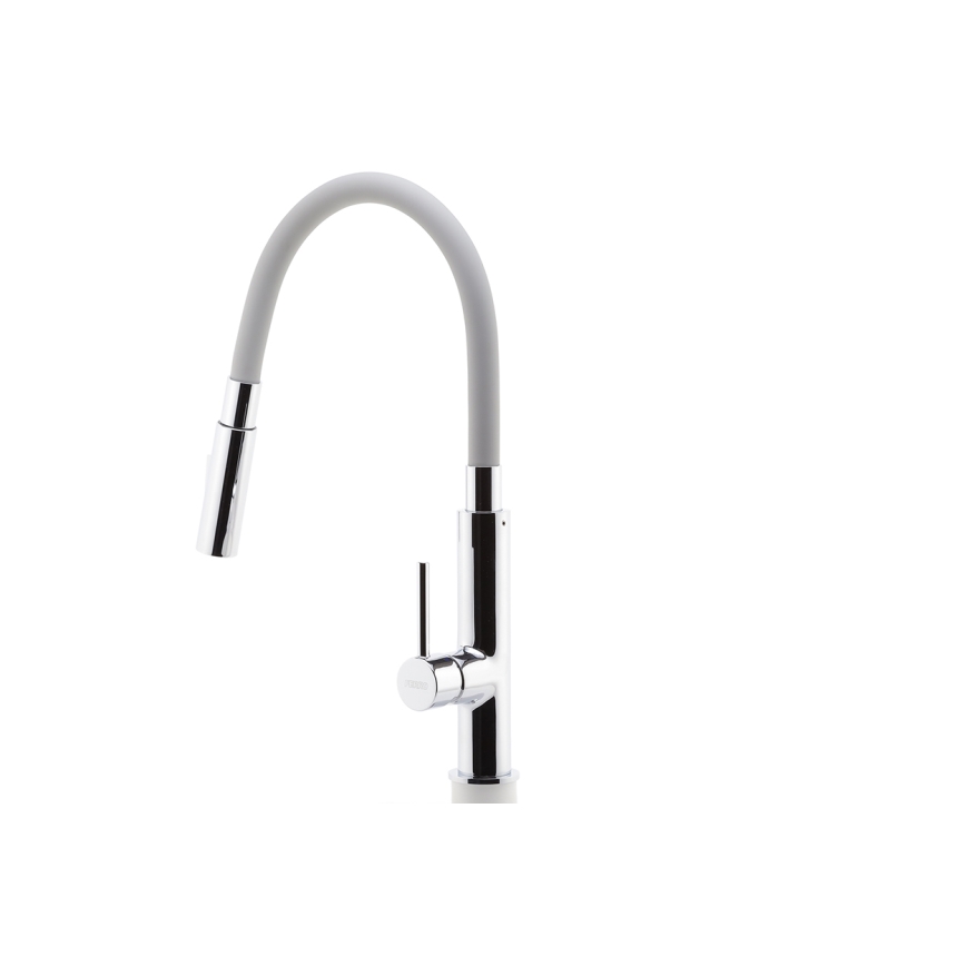 Novaservis - Sink tap with flexible arm shiny chrome/grey