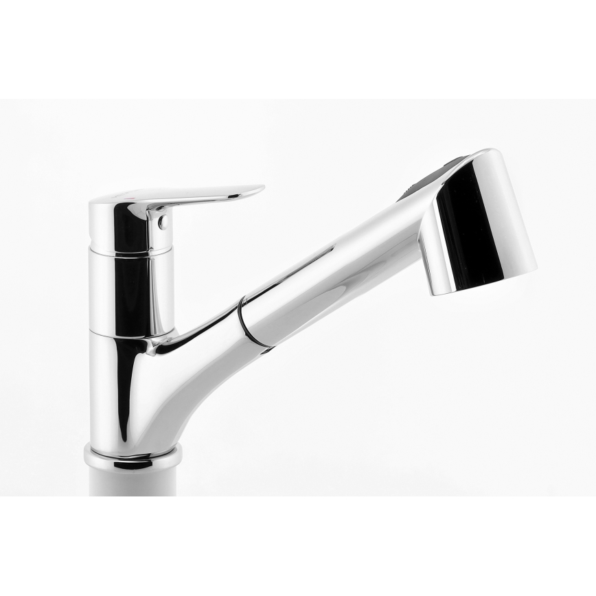 Novaservis - Sink tap with pull-out sprayer METALIA shiny chrome