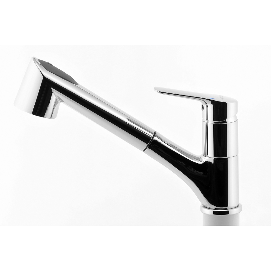 Novaservis - Sink tap with pull-out sprayer METALIA shiny chrome