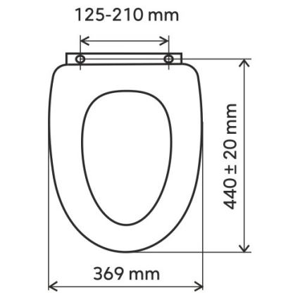 Novaservis - SoftClose Duroplast Toilet Seat / White
