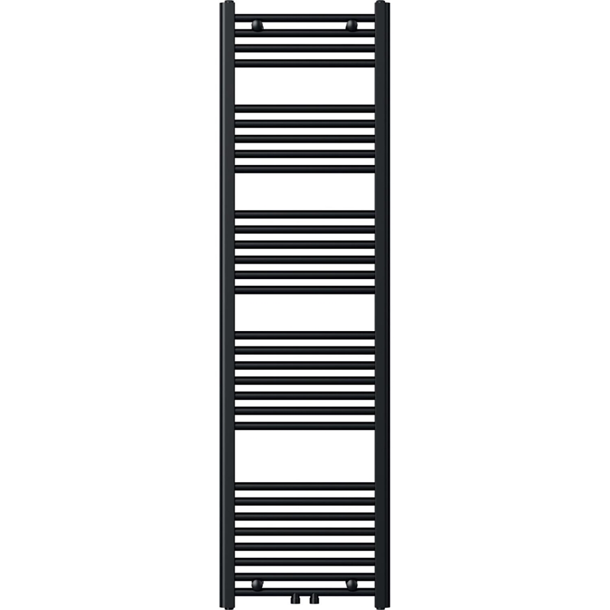 Novaservis - Straight Black Bathroom Ladder Radiator 648W/230V 160x45 cm
