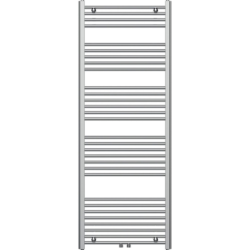 Novaservis - Straight polished chrome bathroom ladder heated towel radiator 544W/230V 160x60 cm