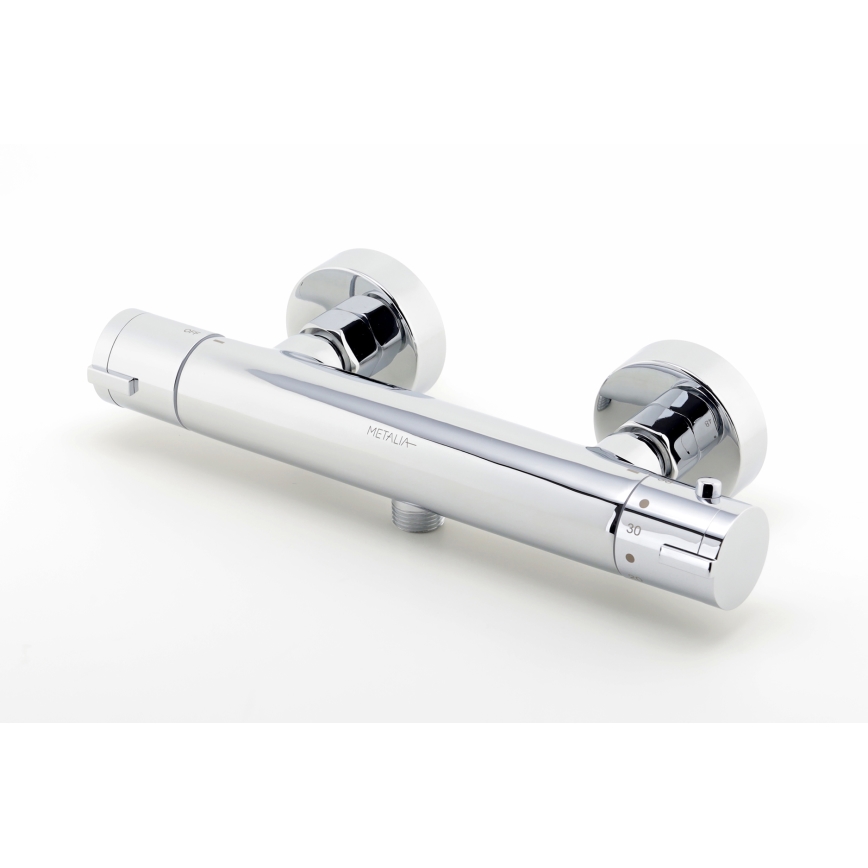 Novaservis - Thermostatic shower tap METALIA shiny chrome