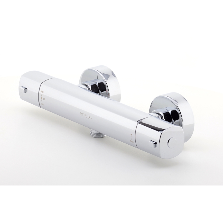 Novaservis - Thermostatic shower tap METALIA shiny chrome