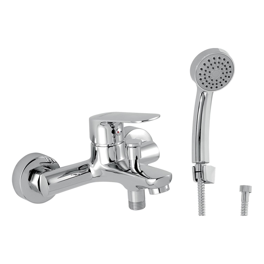 Novaservis - TITANIA COSMOS Bath Mixer Set, Polished Chrome