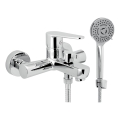 Novaservis - TITANIA FRESH ECO bath set with mixer tap, polished chrome
