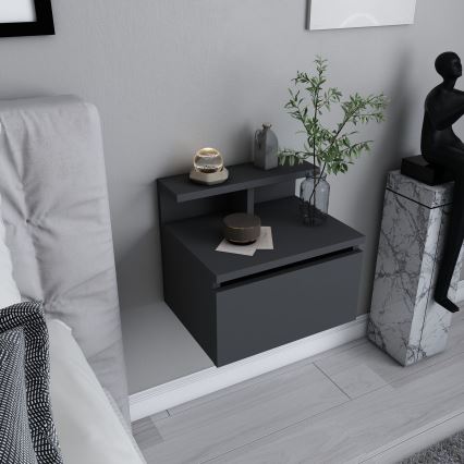 NOVEN Anthracite Nightstand