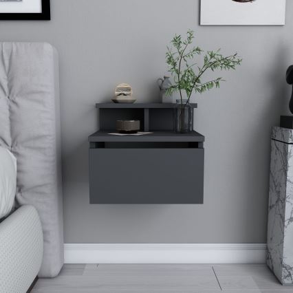 NOVEN Anthracite Nightstand