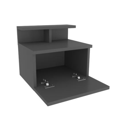 NOVEN Anthracite Nightstand