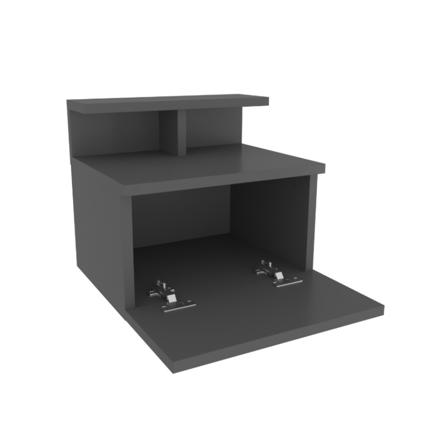 NOVEN Anthracite Nightstand