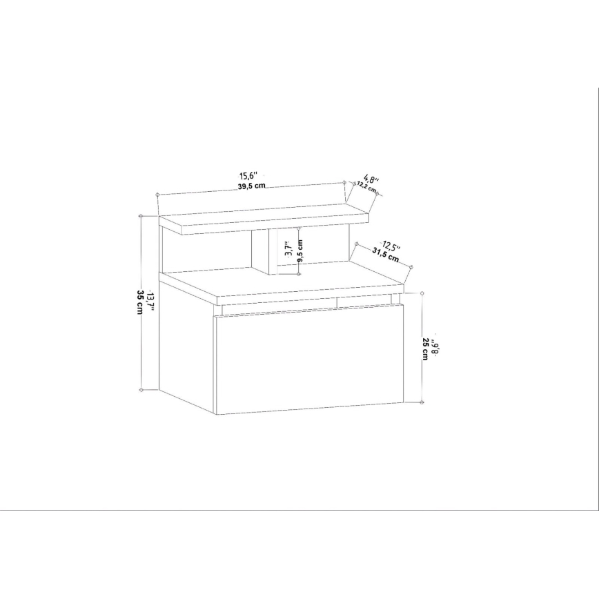 NOVEN Oak Nightstand
