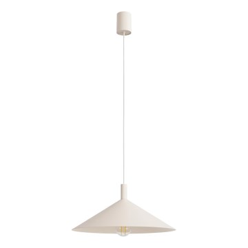 NOX Cable-Suspended Pendant Light 1xE27/15W/230V — Cream