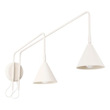 NOX Wall Light 2x E14/10W/230V Cream