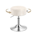 NUBE Ottoman, Ø 38.5 cm, White
