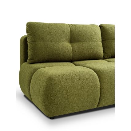 NUORO Green 3-Seater Sofa Bed with Storage