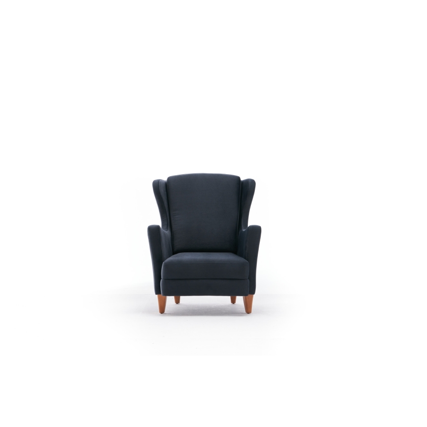NUPI Anthracite Wingback Armchair