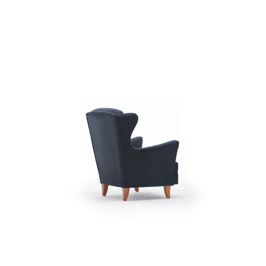 NUPI Anthracite Wingback Armchair