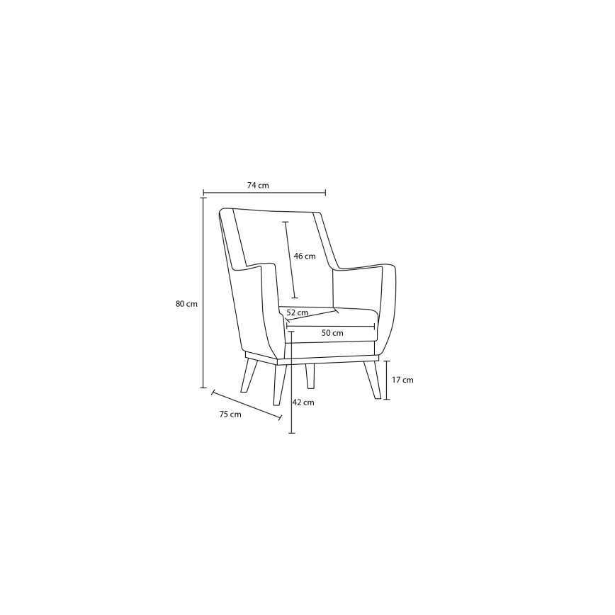 NUPI Armchair, Grey