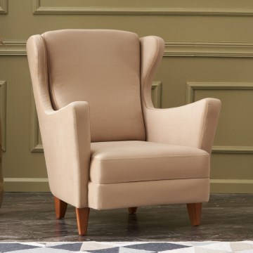 NUPI Wingback Armchair Cream
