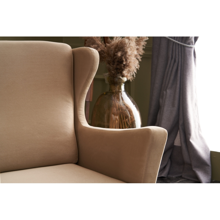 NUPI Wingback Armchair Cream
