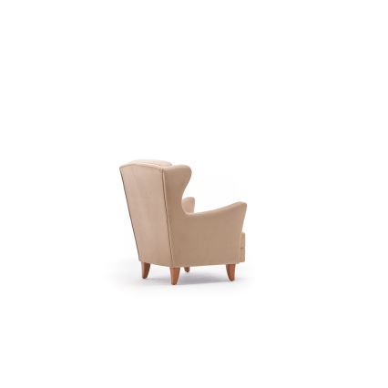 NUPI Wingback Armchair Cream