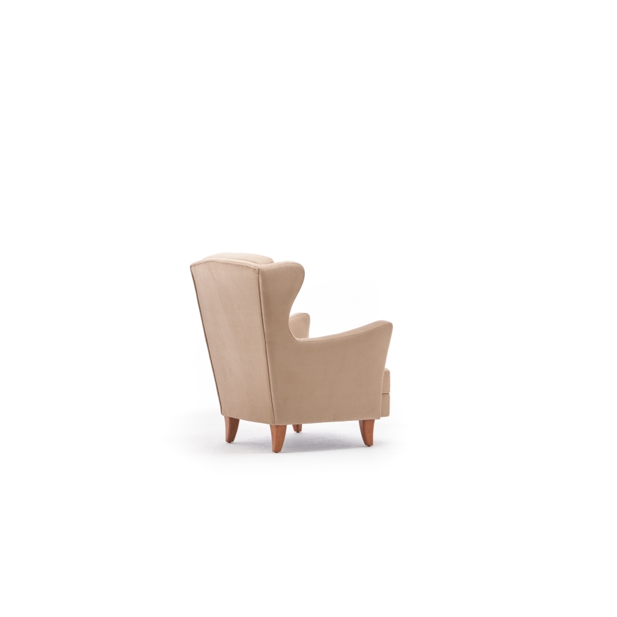 NUPI Wingback Armchair Cream