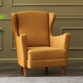 NUPI Wingback Armchair - Yellow